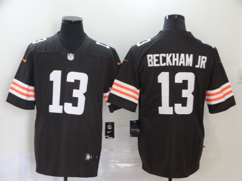 Men's Cleveland Browns Odell Beckham Jr. #13 Brown Jersey